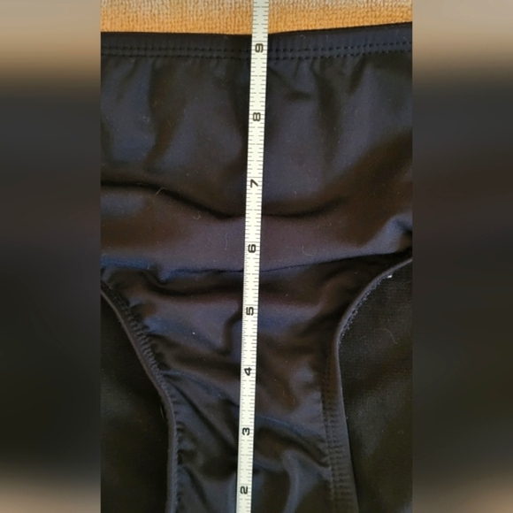 New Directions Black String Bikini Bottom with Pink‎ Accent (Size M) - Picture 7 of 12